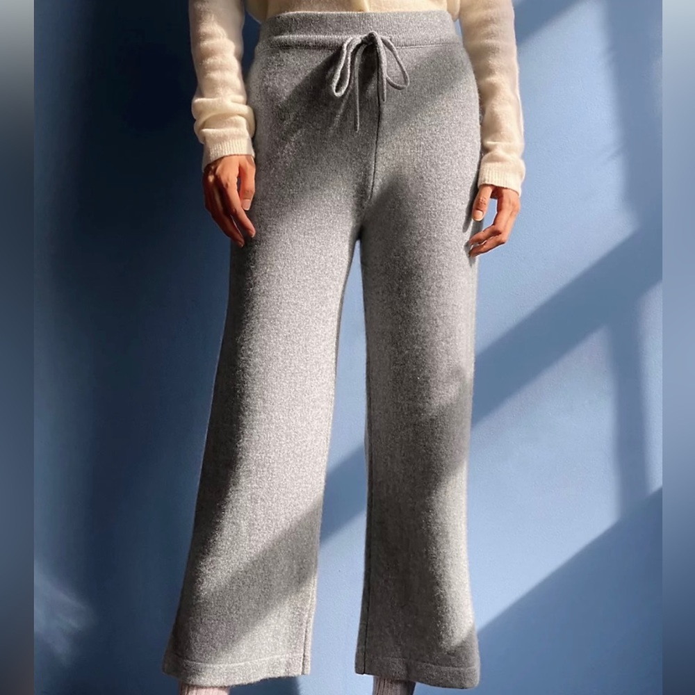 The group by babaton cashmere grey pants NWT